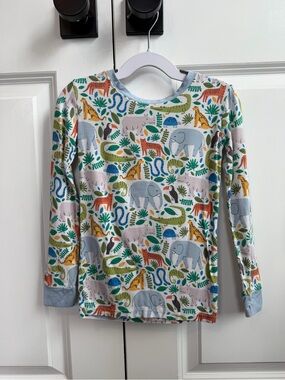 Little Sleepies Safari Pajama Top Size 5-6